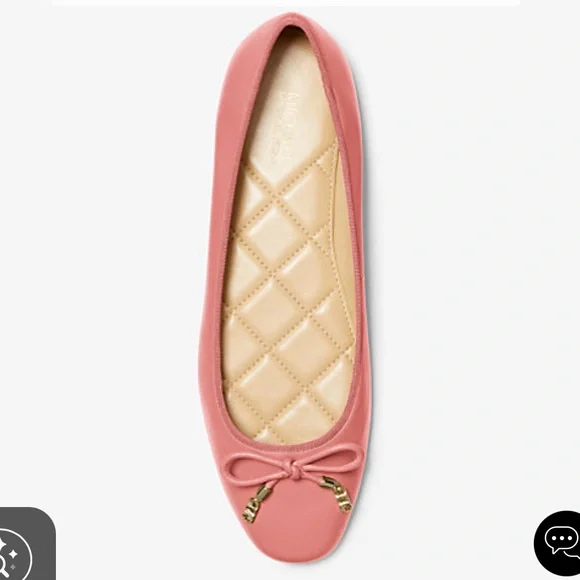 Michael Kors Nori Leather Ballet Flat Women's size 6.0 - Picture 3 of 9